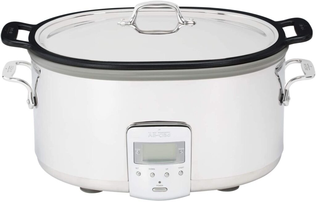 All-Clad SD700350 Slow Cooker, 7 Quart, Silver